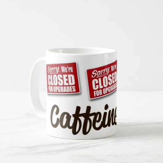 Coffee Cup Tasse Coffein Fix (Vorderseite Links)