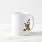 Coffee Cup with Coffee Cup Design Kaffeetasse (VorderseiteRechts)