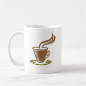 Coffee Cup with Coffee Cup Design Kaffeetasse (Links)