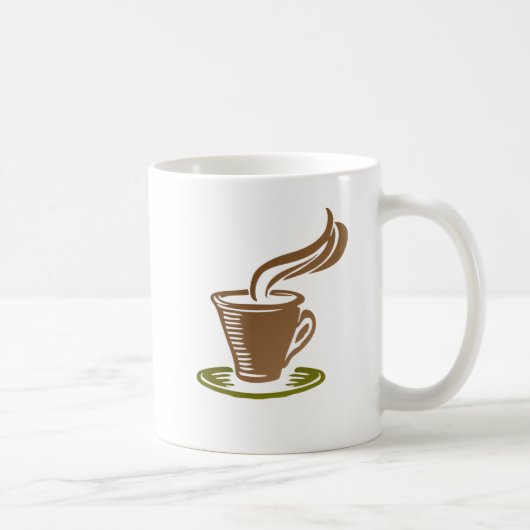 Coffee Cup with Coffee Cup Design Kaffeetasse (Rechts)