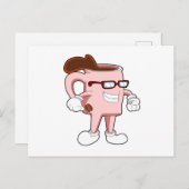 Coffee cup with Coffee Postkarte (Vorne/Hinten)