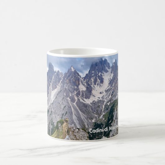 Coffee cup with the Dolomites Kaffeetasse (Mittel)