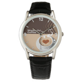 Coffee Cup Wrist Watch – Stylish Cafe Inspired Tim Armbanduhr