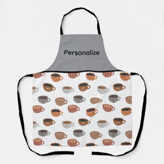 Coffee Cups    Schürze (Vorderseite)