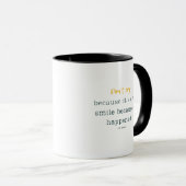 Coffee Cups & Tasse Design Quotes "Don't Cry" (VorderseiteRechts)