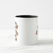 COFFEE & CUSSIN' von Jeff Willis Art Tasse (Zentrum)