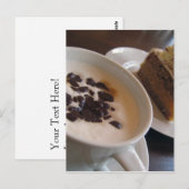 Coffee Custom Postcard Postkarte (Vorne/Hinten)