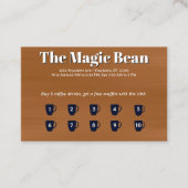 Coffee Customer Rewards Card Visitenkarte (Vorderseite)