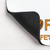 Coffee. Denn Leben ist gefährlich - Slogan-Spaß Mousepad (Ecke)