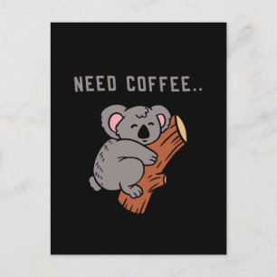 Coffee Design Funny Postkarte