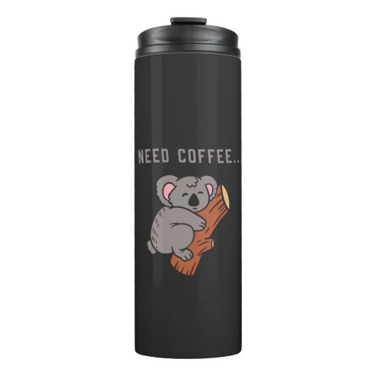 Coffee Design Funny Thermosbecher (Vorderseite)