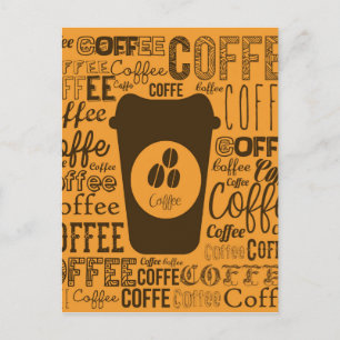 Coffee Design Postkarte