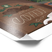 Coffee Design Zoomed Vector Art Print von Sims 4 Fotodruck (Ecke)