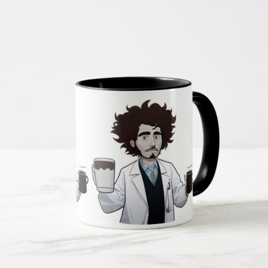 Coffee Doctor Funny Mug Tasse (VorderseiteRechts)
