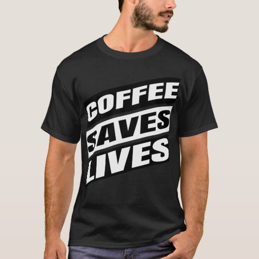 coffee dog print lab T-Shirt (Vorderseite)