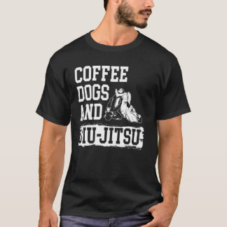 Coffee Dogs Jiu Jitsu BJJ Hunde T-Shirt