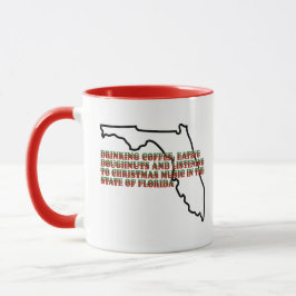 Coffee, Donuts and Christmas Music in Florida  Tasse
