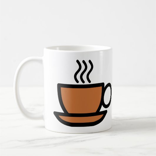 Coffee Doodle Tasse - Coffeine Lover Gift (Links)