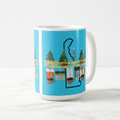 Coffee, Doughnuts and Christmas Music in Delaware Kaffeetasse (VorderseiteRechts)