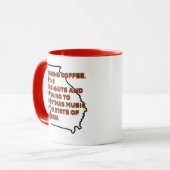 Coffee, Doughnuts and Christmas Music in Georgia Tasse (Vorderseite Links)