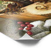 Coffee Dragon 8.5x11 Print Fotodruck (Ecke)