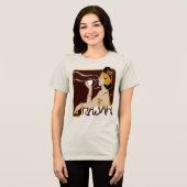 Coffee Drinker Cafés Rajah. Henri Meunier, 1897 Tri-Blend Shirt (Vorderseite voll)