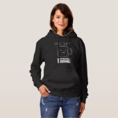 Coffee Drinker Geschenk Pun Tasse Shot Hoodie (Vorne ganz)