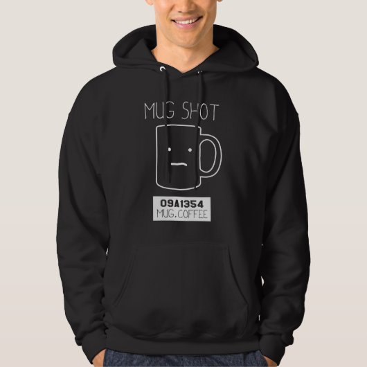 Coffee Drinker Geschenk Pun Tasse Shot Hoodie (Vorderseite)