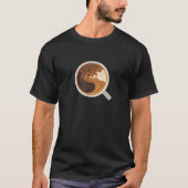 Coffee drinkers and cat lovers cat coffee latte Ki T-Shirt (Vorderseite)