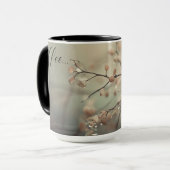 "Coffee... Eine Umarmung in einer Tasse" Tasse (Vorderseite Links)