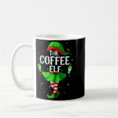 Coffee Elf Christmas Girls Women Elf Squad Xmas Fa Kaffeetasse (Links)