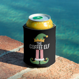 Coffee-Elfen-Familien-Matching-Gruppe Weihnachten Dosenkühler