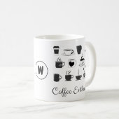 Coffee Enthusiasten Geschenk für Liebhaber | Indiv Kaffeetasse (VorderseiteRechts)