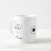 Coffee Enthusiasten Geschenk für Liebhaber | Indiv Kaffeetasse (Vorderseite Links)