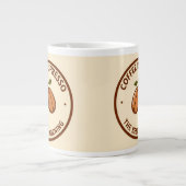 Coffee Espresso Label mit zeitgenössischem Design Jumbo-Tasse (Vorderseite)