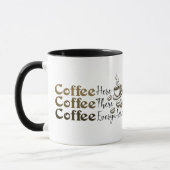 Coffee Everywhere Ceramic Mug for Coffee Lovers Tasse (Links)
