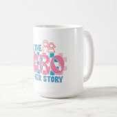 "Coffee First, Conquer the World Later Kaffeetasse (VorderseiteRechts)