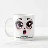 Coffee First, Fabulous Eyes Funny Face Kaffeetasse (Links)
