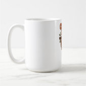 Coffee First Funny Sloth Mug Kaffeetasse (Links)