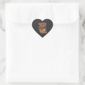Coffee First Funny Sloth T-Shirt Herz-Aufkleber (Tasche)