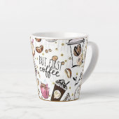  coffee first milchtasse (Rechte Ecke)