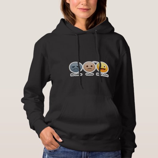 Coffee First Moods Hoodie (Vorderseite)