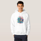 Coffee First Morning Sticker Hoodie (Vorne ganz)