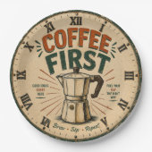 Coffee First Pappteller (Vorderseite)