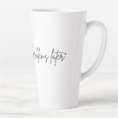 “Coffee first, problems later” Milchtasse (Rechts)