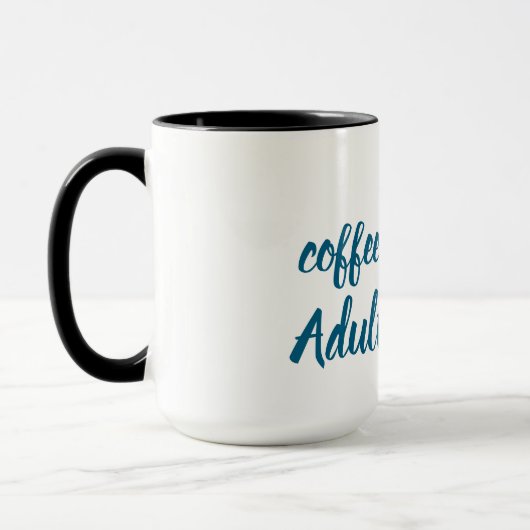Coffee First Tee – Funny & Tren Tasse (Links)