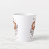 Coffee First Then Talk – Funny Morning Coffee Mug  Milchtasse (Vorderseite)