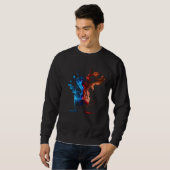Coffee Flames Frahling  Coffee Cup Cafe Sweatshirt (Vorne ganz)
