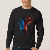 Coffee Flames Frahling  Coffee Cup Cafe Sweatshirt (Vorderseite)