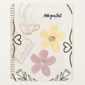 Coffee & Flowers Planner for Book Lovers Planer (Vorderseite)